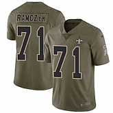 Nike Saints 71 Ryan Ramczyk Olive Salute To Service Limited Jersey Dzhi,baseball caps,new era cap wholesale,wholesale hats